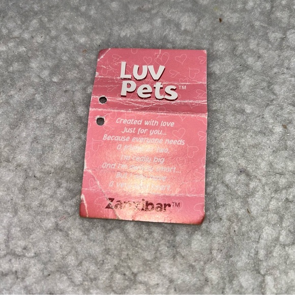 Luv Pets sad elephant 6" plush Zanzibar Russ Berries perfect for small hands - Picture 4 of 9